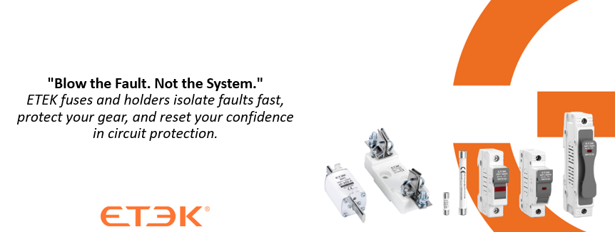 ETEK Fuses fuse holder - fuses - fuse base - iron side electrical and automation