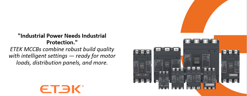 ETEK MCCBs MCCB - MOulded case circuit breakers - iron side electrical and automation