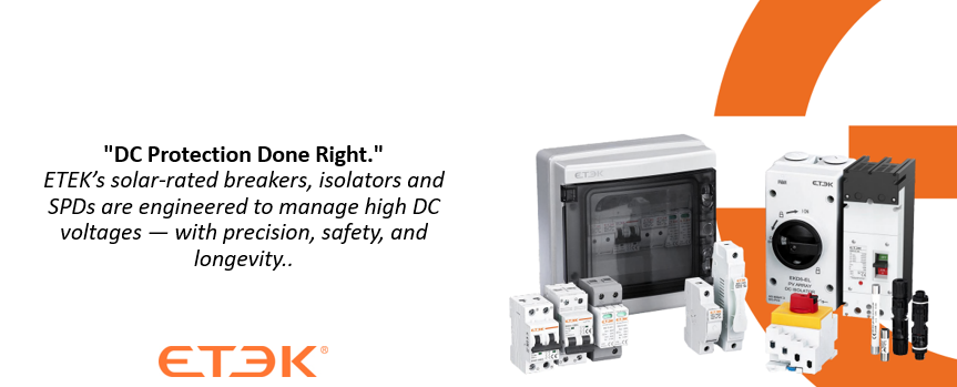 ETEK PV Solutions PV - Solar - Distribution - iron side electrical and automation